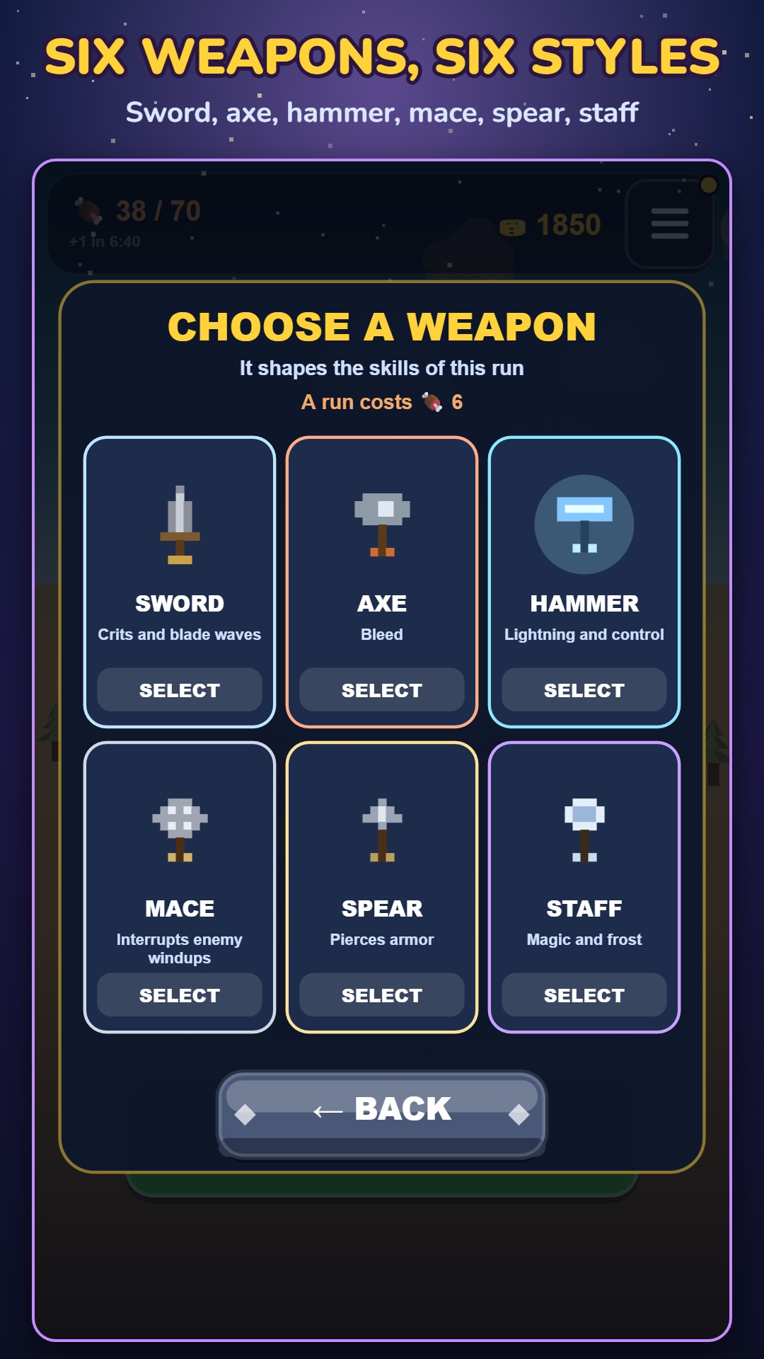 Weapons and Gear